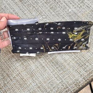 NWT Coach REXY dinosaur Tyrannosaurus rex - face mask black with stars